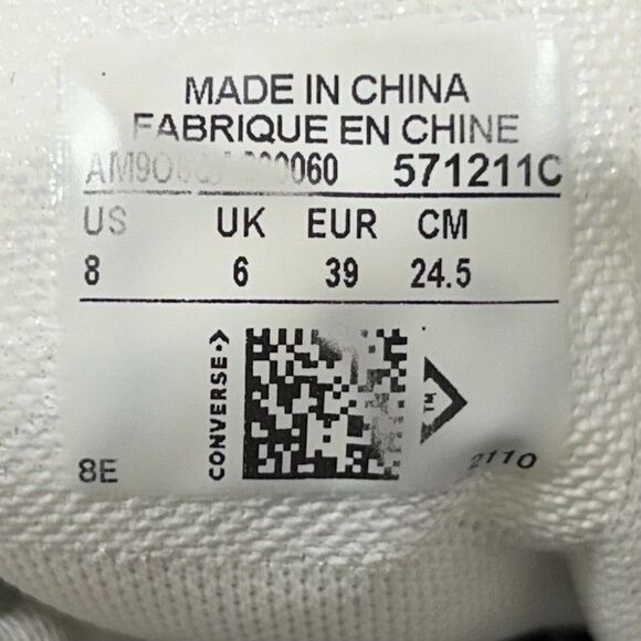 Converse Chuck Taylor All Star Hi 571211C Women’s 8 White Lugged Platform Shoes - Picture 12 of 12